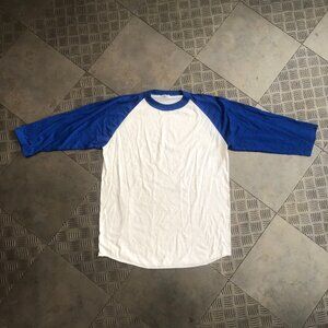 RP Sportswear - Vintage 80s 3/4 Sleeve Crew Neck Baseball Shirt - Men's L